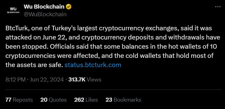 BTCTurk hacked