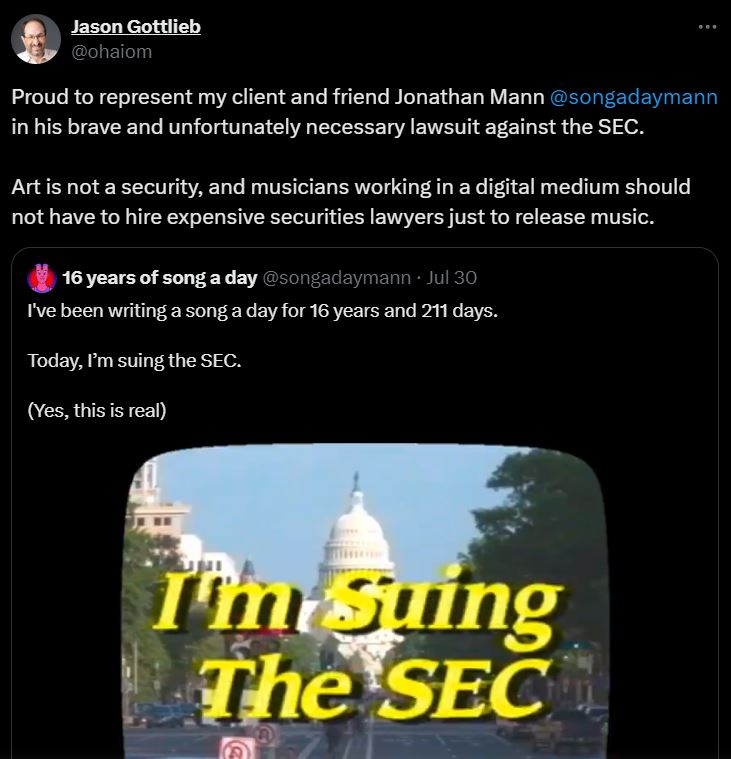 SEC being sued